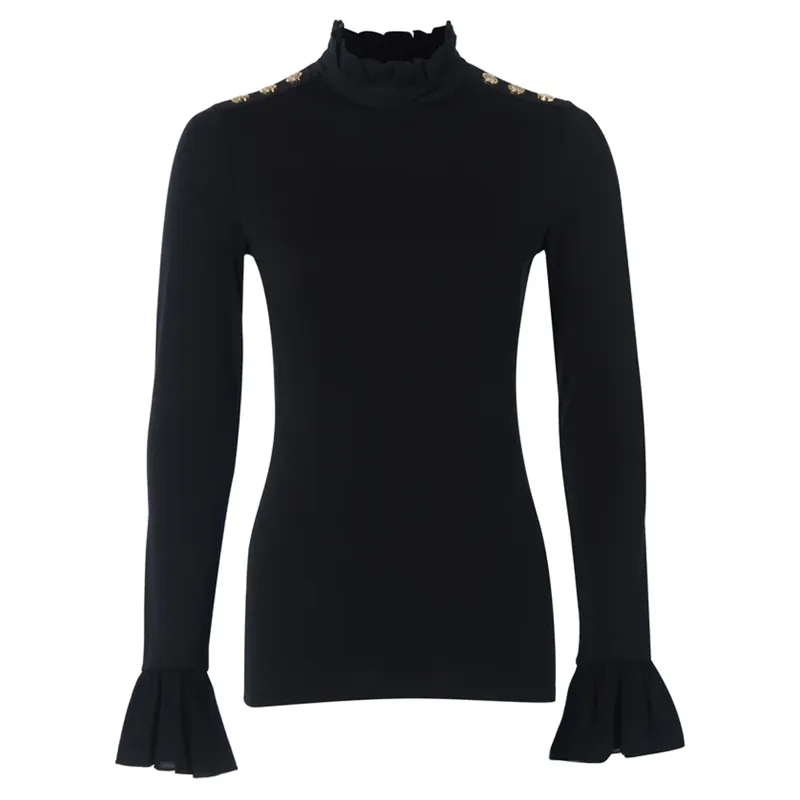 Holland Cooper Lilibet Jersey Tee - Black-3